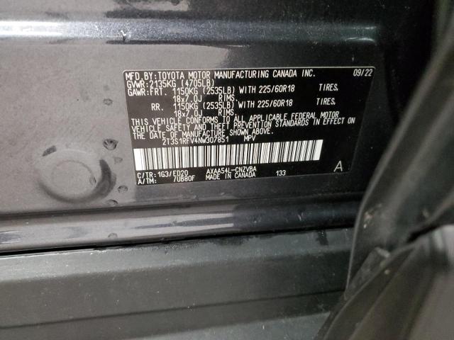 2022 TOYOTA RAV4 TRD O 2T3S1RFV4NW307851