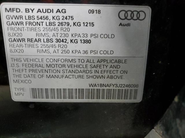 WA1BNAFY3J2246098 2018 AUDI Q5, photo no. 12