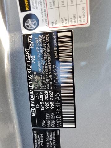 2015 MERCEDES-BENZ SLK 250 - WDDPK4HA5FF104427