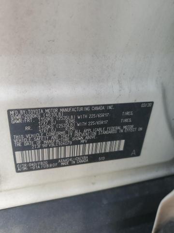 2T3F1RFV9LC104079 | 2020 TOYOTA RAV4 LE