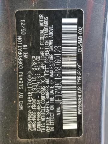 2023 TOYOTA GR 86 JF1ZNBC18P8760123