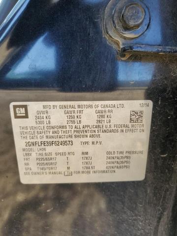 2GNFLFE39F6249573 | 2015 CHEVROLET EQUINOX LT