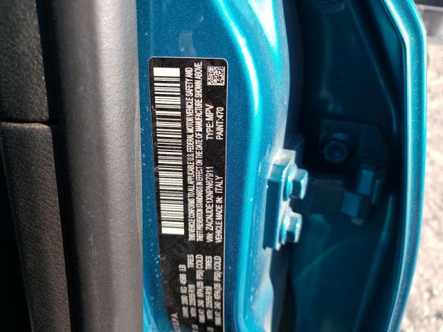 2022 JEEP RENEGADE A ZACNJDE1XNPN67911