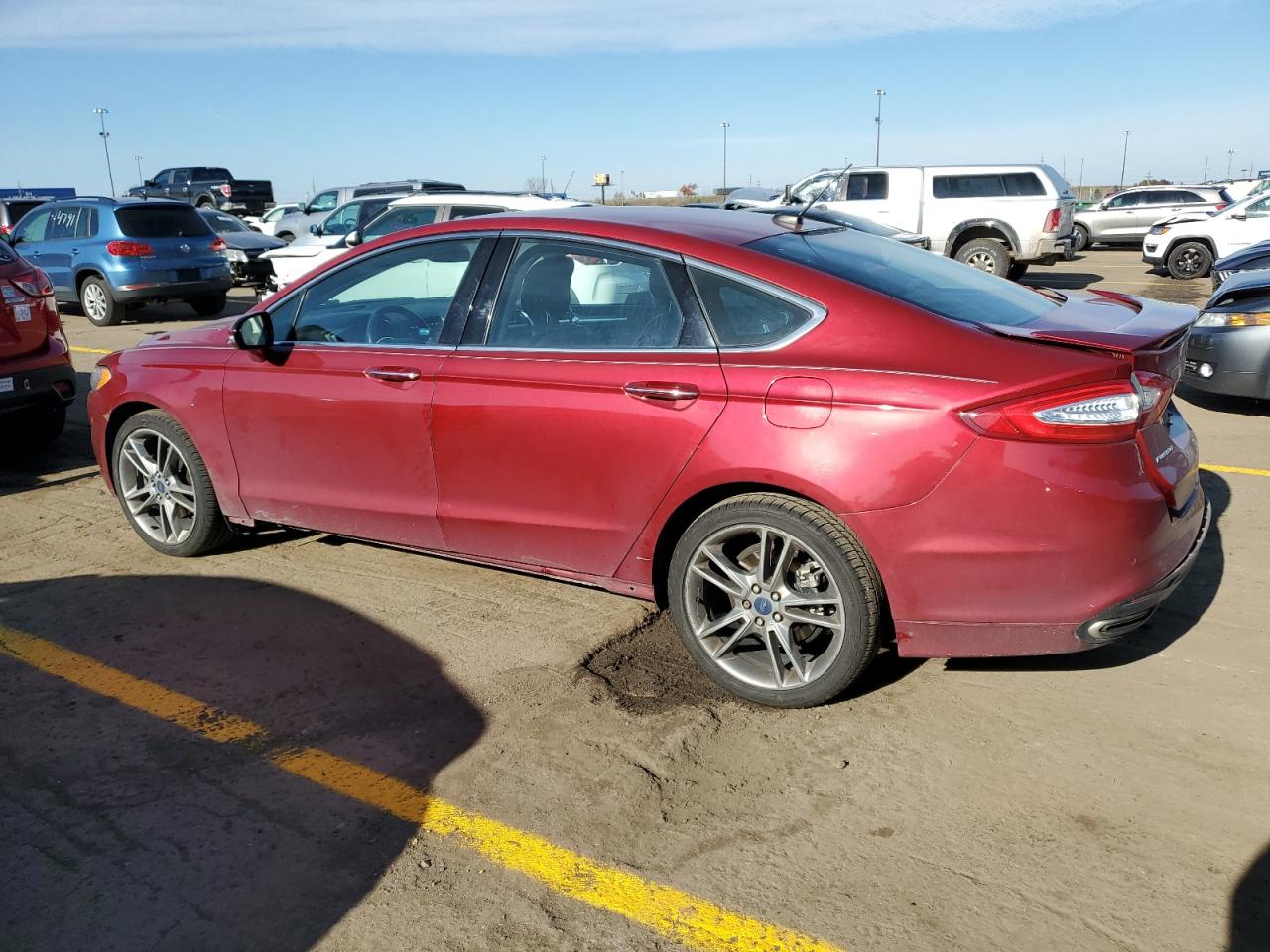 Lot #2195791203 2015 FORD FUSION TIT
