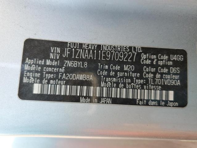  TOYOTA SCION 2014 Сріблястий