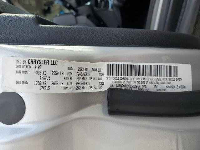 1J8HG48K99C553942 2009 Jeep Commander Sport