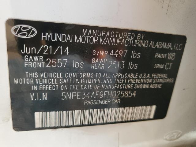 2015 HYUNDAI SONATA SPO - 5NPE34AF9FH025854