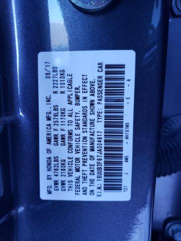 2018 ACURA TLX TECH+A - 19UUB3F67JA004617