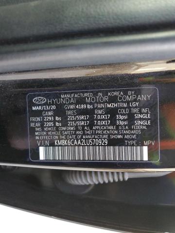 2020 HYUNDAI KONA SEL P - KM8K6CAA2LU570929
