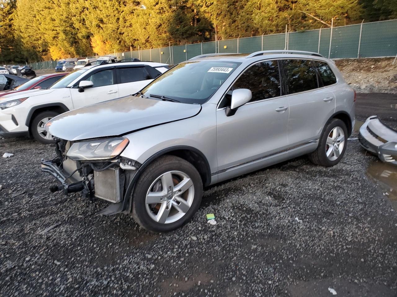 WVGEP9BP8DD003755 2013 Volkswagen Touareg V6 Tdi