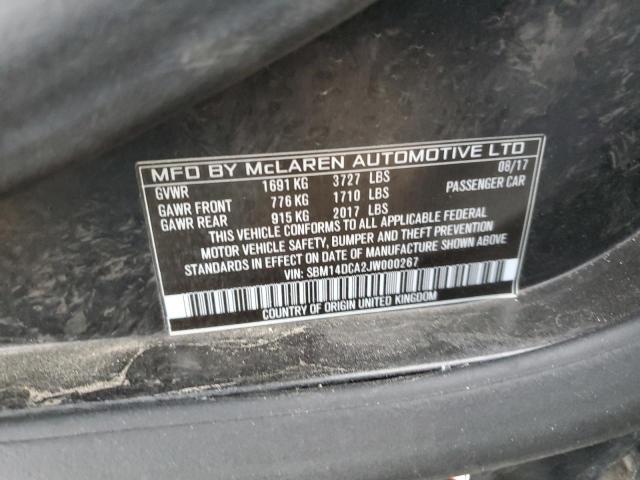 2018 MCLAREN AUTOMOTIVE 720S SBM14DCA2JW000267