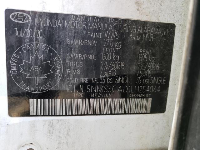 2020 HYUNDAI SANTA FE S - 5NMS3CAD1LH254064