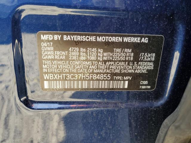  BMW X1 2017 Синій
