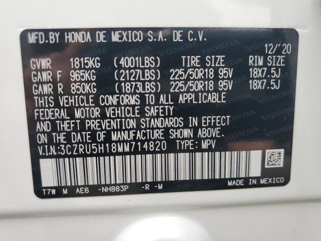 2021 HONDA HR-V SPORT - 3CZRU5H18MM714820