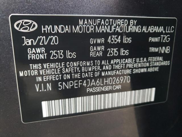 2020 HYUNDAI SONATA SEL - 5NPEF4JA6LH026970