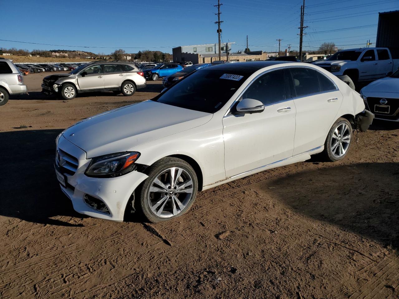 2018 Mercedes-Benz C 300 4Matic vin: WDDWF4KB6JR417821