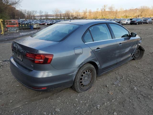 VOLKSWAGEN JETTA S 2017 gray  gas 3VW2B7AJ9HM377340 photo #4