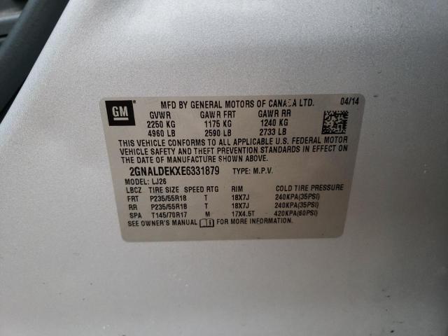 2GNALDEKXE6331879 Chevrolet Equinox Ltz