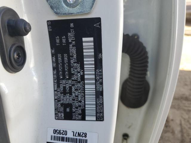 2015 TOYOTA SEQUIOA 5TDDW5G13FS117315