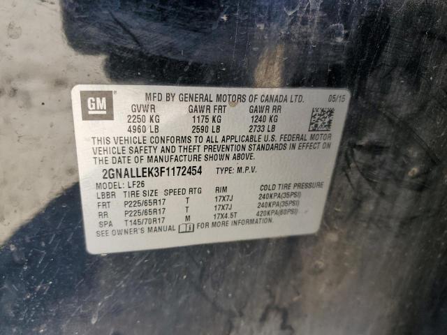 2015 CHEVROLET EQUINOX L - 2GNALLEK3F1172454