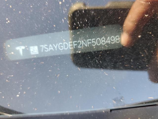 7SAYGDEF2NF508498 Tesla Model Y  10