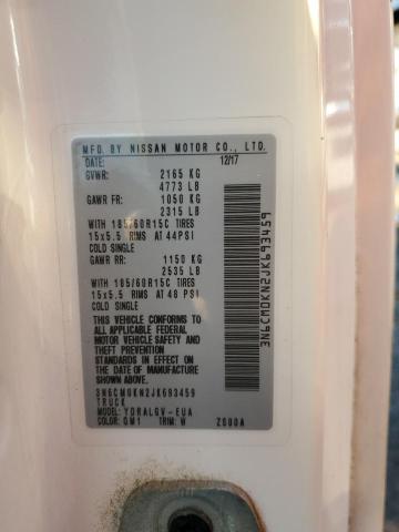 3N6CM0KN2JK693459 Nissan NV200 2.5S