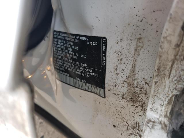 2020 Volkswagen Atlas Se VIN: 1V2LR2CA9LC505006 Lot: 75898973