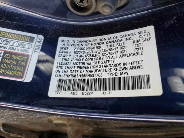 2HKRM3H58FH531763 Honda CR-V EX