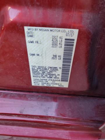 1N4AL3AP4HC294608 Nissan ALTIMA 2.5