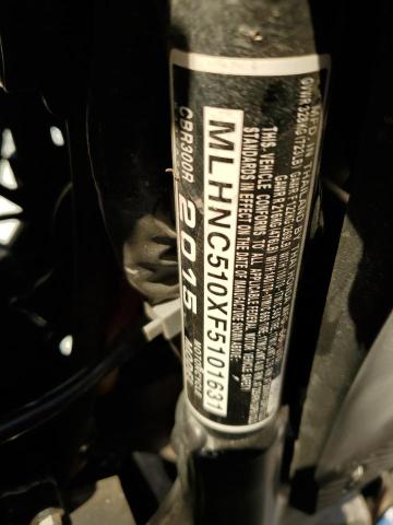 2015 HONDA CBR300 R MLHNC510XF5101631