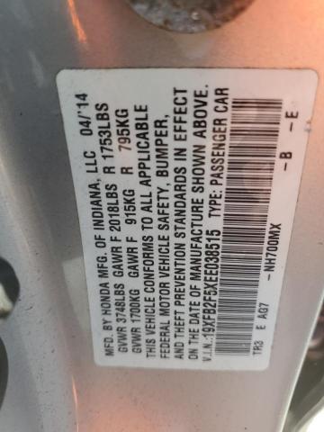 19XFB2F5XEE038515 Honda Civic Lx