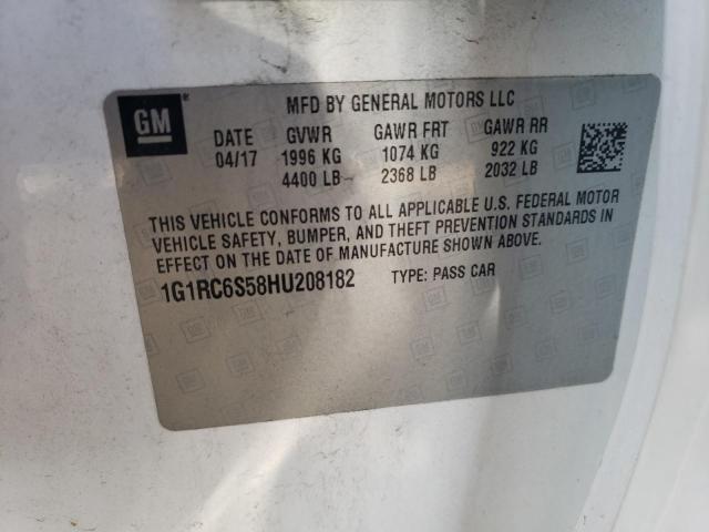 VIN 1G1RC6S58HU208182 2017 Chevrolet Volt, LT no.12