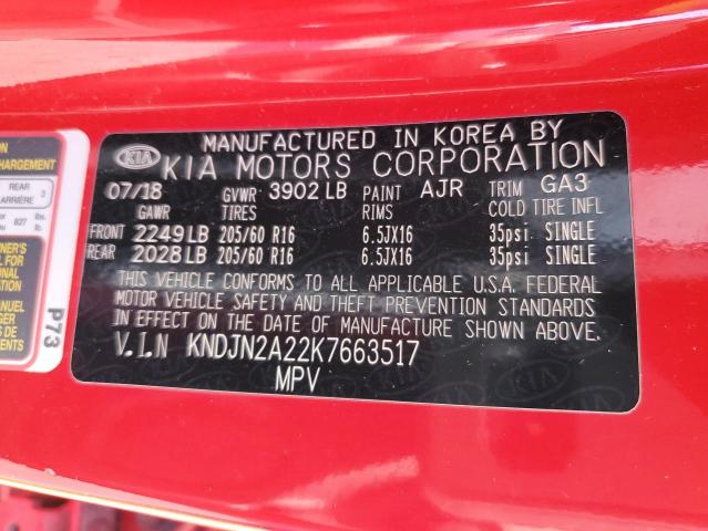 KNDJN2A22K7663517 | 2019 KIA SOUL