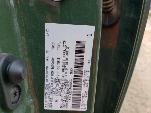 5TFLA5DB1PX089436 Toyota Tundra Crewmax Sr