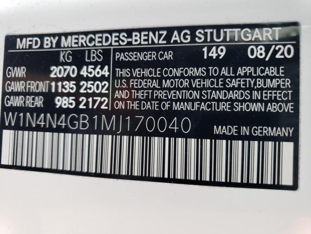 2021 MERCEDES-BENZ GLA 250 - W1N4N4GB1MJ170040