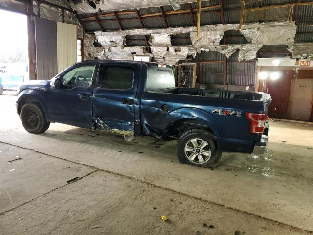 FORD F150 SUPER 2020 blue  gas 1FTFW1E51LFA73284 photo #3