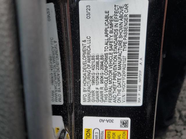 1HGCY1F2XPA021027 | 2023 Honda accord lx