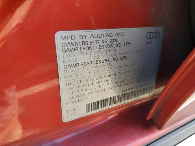 VIN WA1VFAFL2DA199087 2013 Audi A4, Prestige no.12