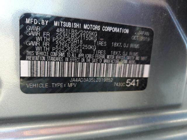 JA4AD3A35LZ019852 | 2020 MITSUBISHI OUTLANDER