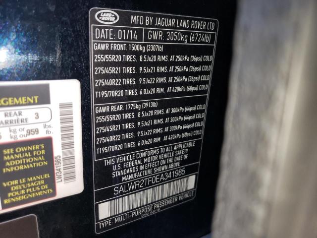 SALWR2TF0EA341985 Land Rover Range Rover Sport Sc