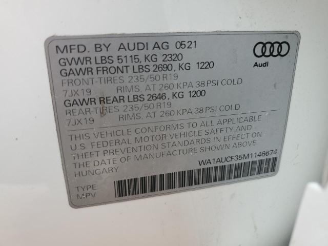 WA1AUCF35M1146674 Audi Q3 PREMIUM 13