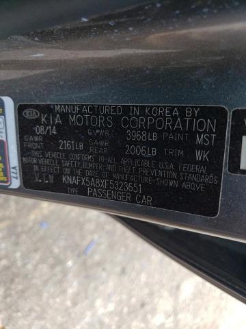 KNAFX5A8XF5323651 KIA FORTE EX