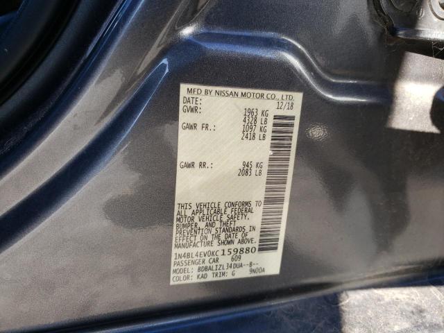 2019 NISSAN ALTIMA SL - 1N4BL4EV0KC159880