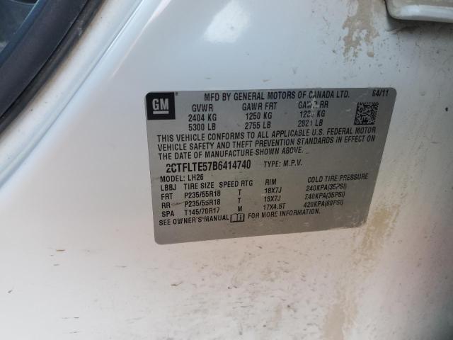 2011 GMC Terrain Sle VIN: 2CTFLTE57B6414740 Lot: 77990433