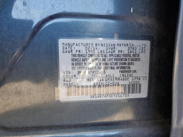 3N1AB7AP5EY216705 Nissan SENTRA S