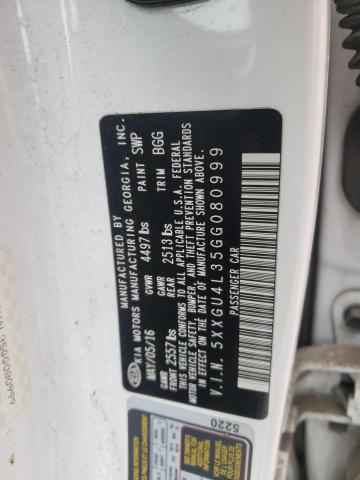 5XXGU4L35GG080999 KIA OPTIMA EX