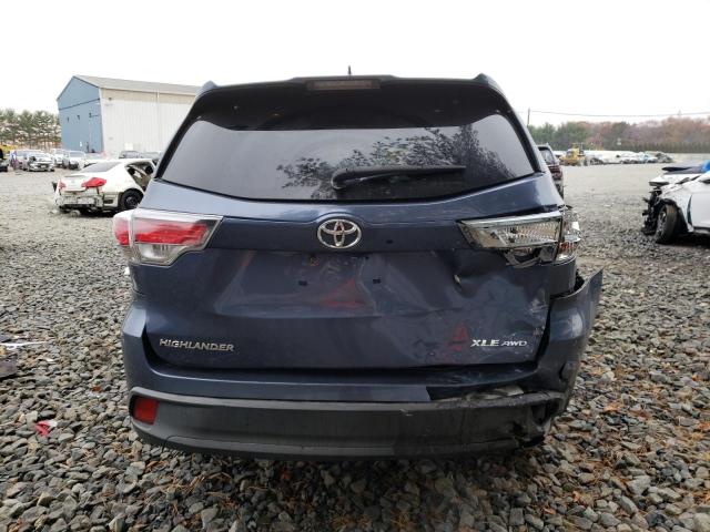 VIN 5TDJKRFH4FS172196 2015 Toyota Highlander, Xle no.6