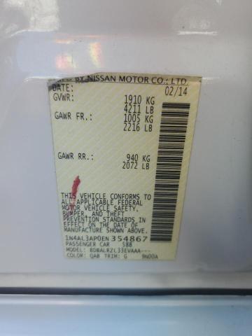 1N4AL3AP0EN354867 Nissan ALTIMA 2.5