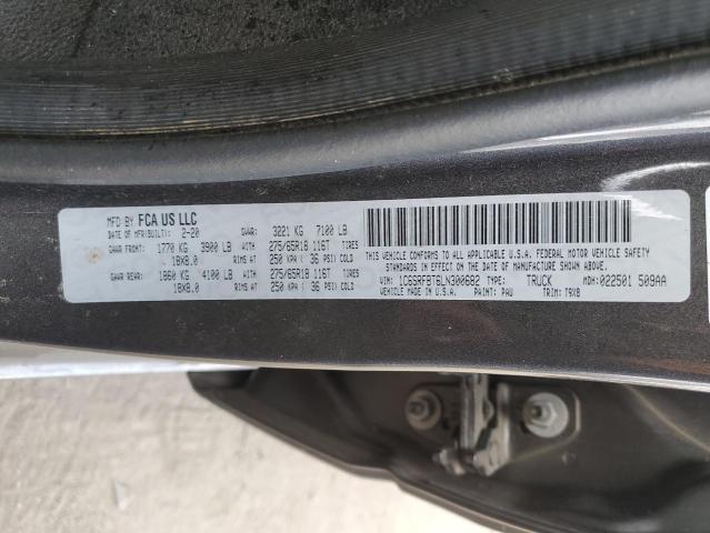 2020 RAM 1500 BIG H - 1C6SRFBT6LN300682