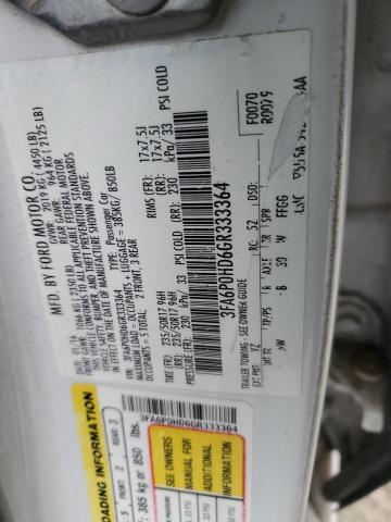 3FA6P0HD6GR333364 Ford FUSION SE